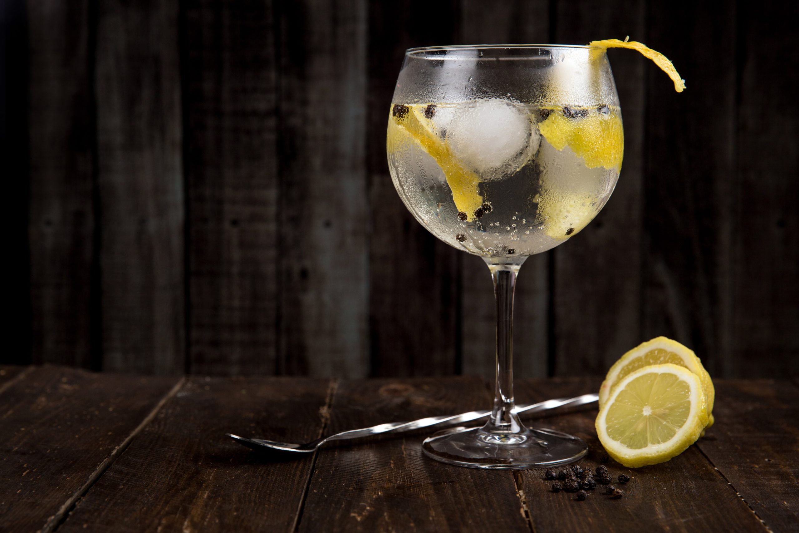 Gin and tonic with lemon in, a guide to growing a lemon tree from seed.